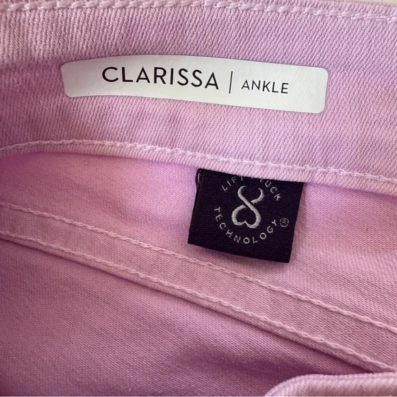 NYDJ | Clarissa Ankle Skinny Jeans Lilac Pink Purple 2 / 26 - Picture 10 of 12